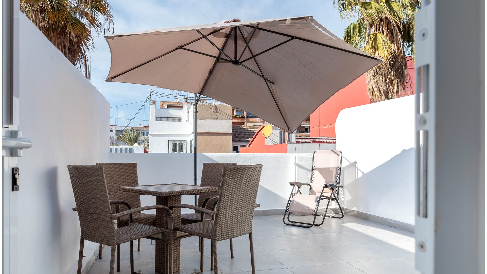 Private SleekLofts terrace in Valencia