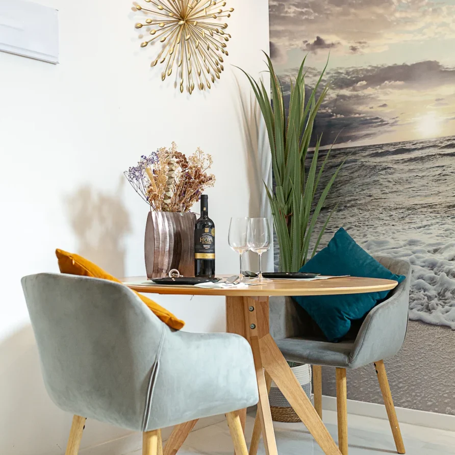 Beach Themed Dining area