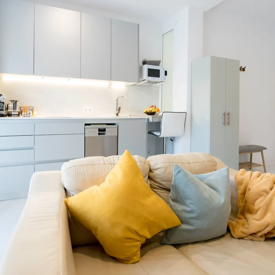 A modern studio apartment for rent